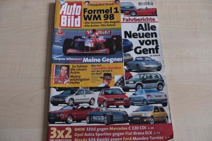 Deckblatt Auto Bild (09/1998)